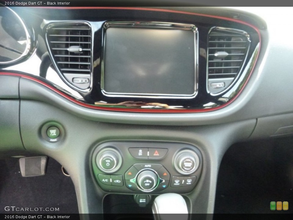 Black Interior Controls for the 2016 Dodge Dart GT #107127090
