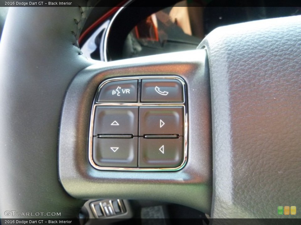 Black Interior Controls for the 2016 Dodge Dart GT #107127118