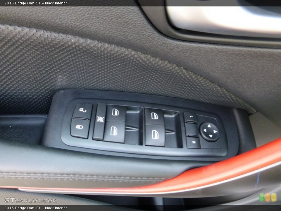 Black Interior Controls for the 2016 Dodge Dart GT #107127132