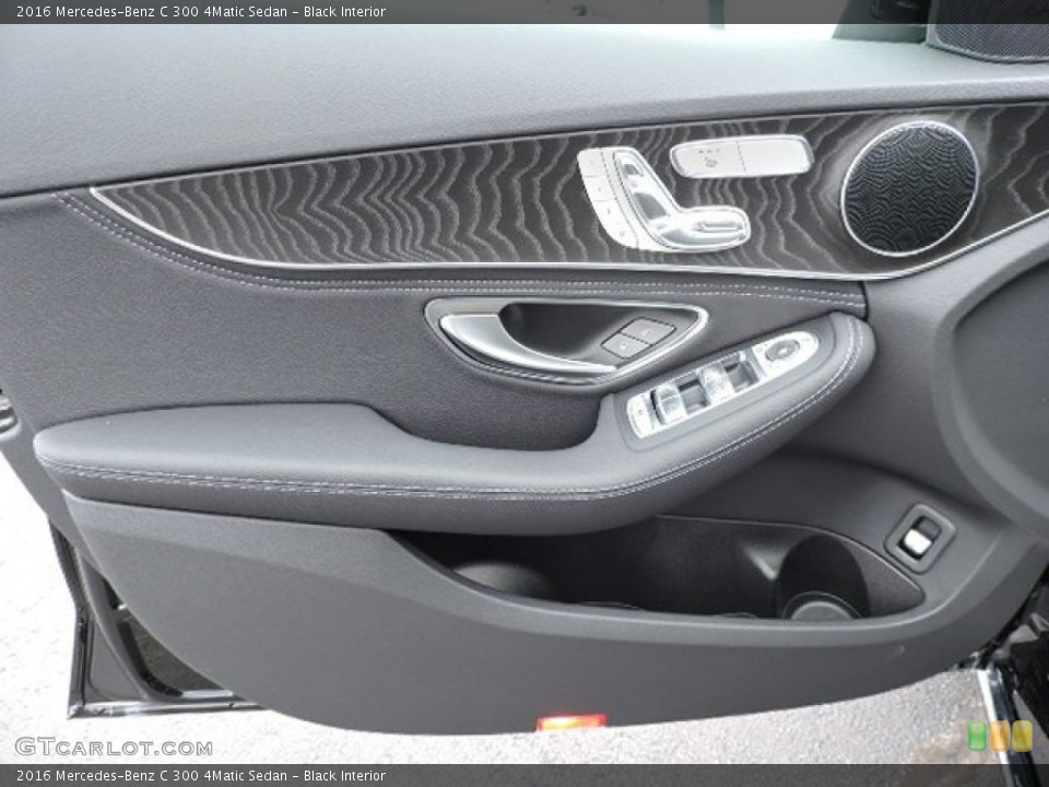 Black Interior Door Panel for the 2016 Mercedes-Benz C 300 4Matic Sedan #107131082