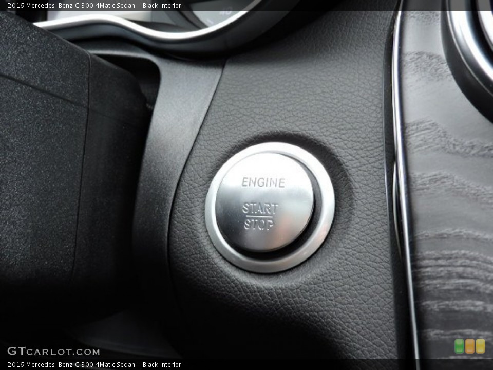 Black Interior Controls for the 2016 Mercedes-Benz C 300 4Matic Sedan #107131292
