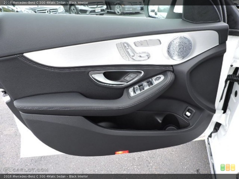 Black Interior Door Panel for the 2016 Mercedes-Benz C 300 4Matic Sedan #107131490