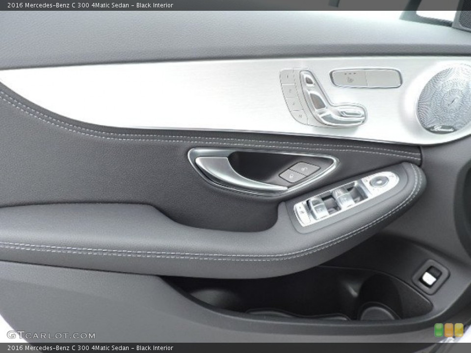 Black Interior Door Panel for the 2016 Mercedes-Benz C 300 4Matic Sedan #107131553