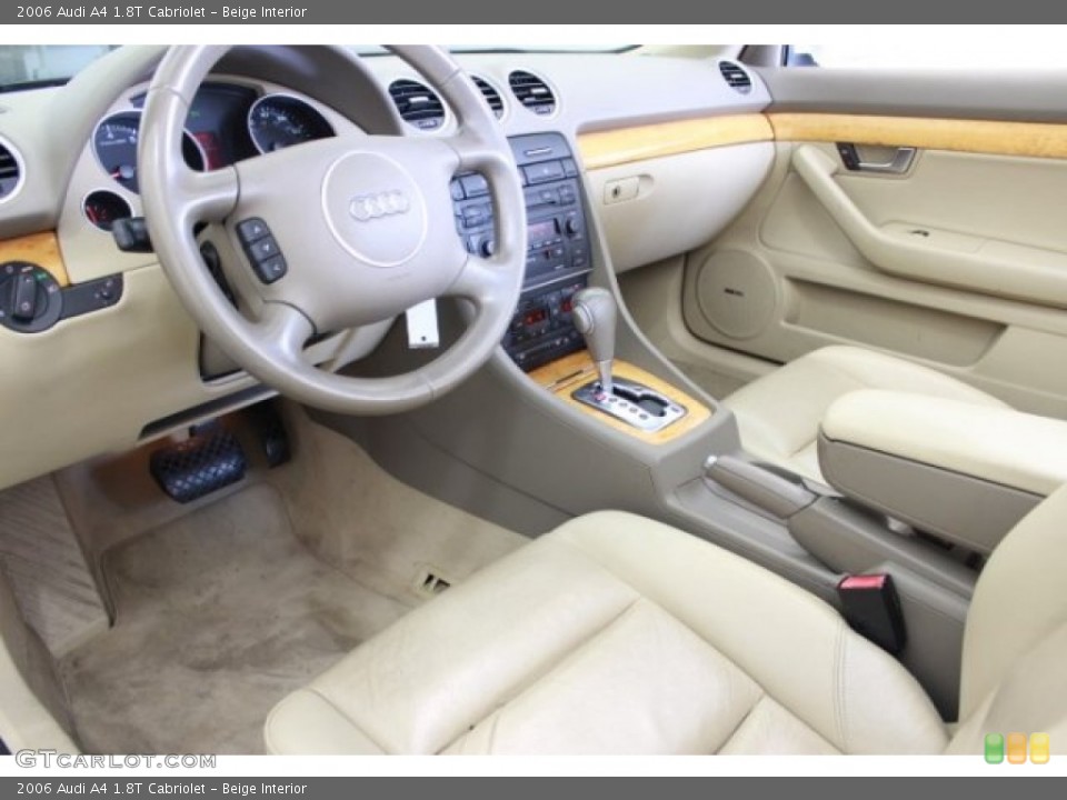 Beige Interior Photo for the 2006 Audi A4 1.8T Cabriolet #107133743