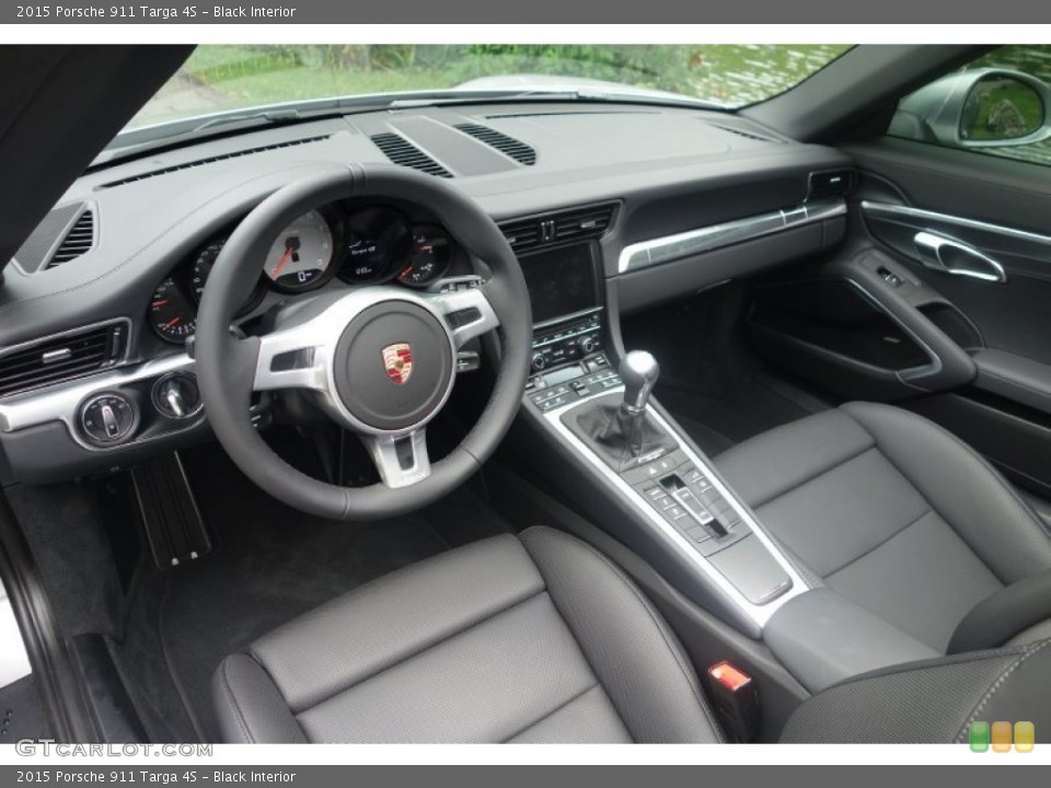 Black Interior Prime Interior for the 2015 Porsche 911 Targa 4S #107136724