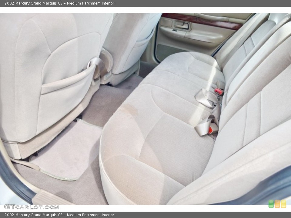 Medium Parchment Interior Rear Seat for the 2002 Mercury Grand Marquis GS #107140217