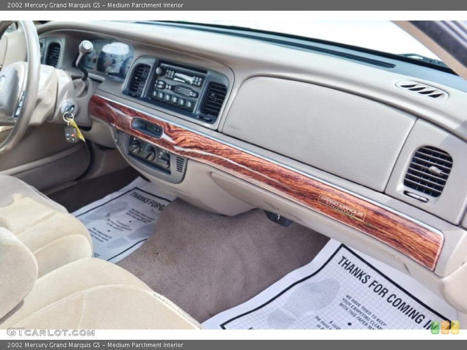 Medium Parchment Interior Dashboard for the 2002 Mercury Grand Marquis GS #107140541