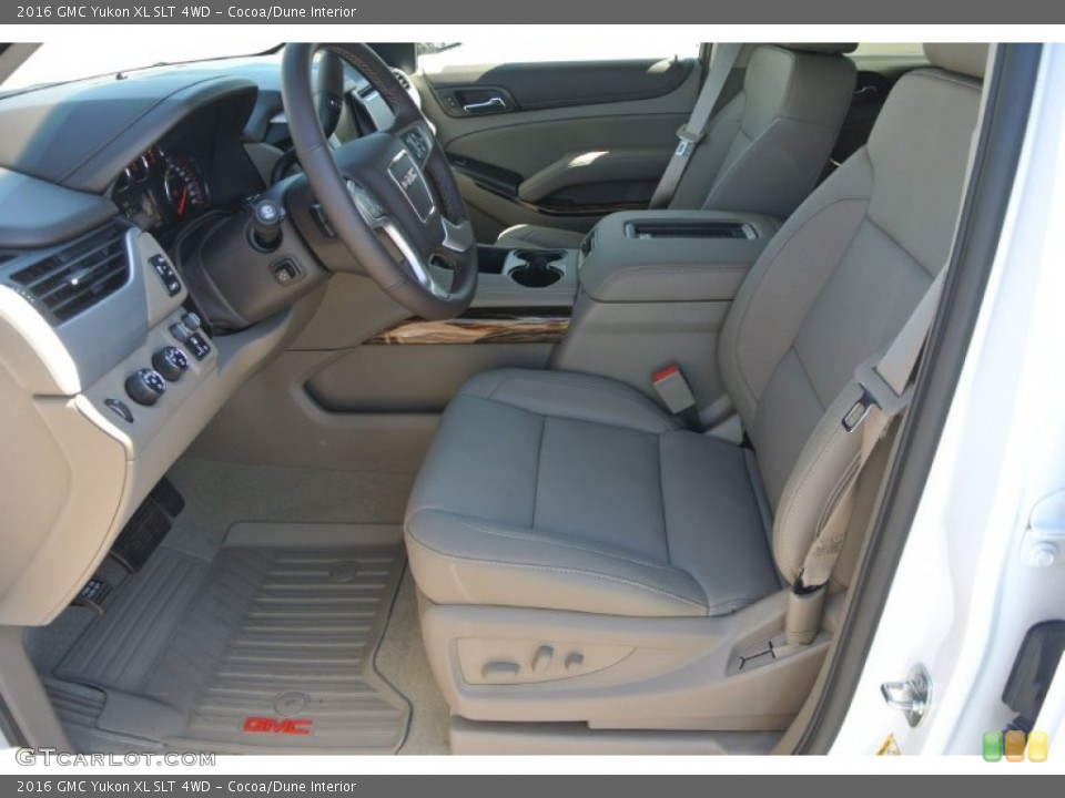 Cocoa/Dune Interior Photo for the 2016 GMC Yukon XL SLT 4WD #107148677