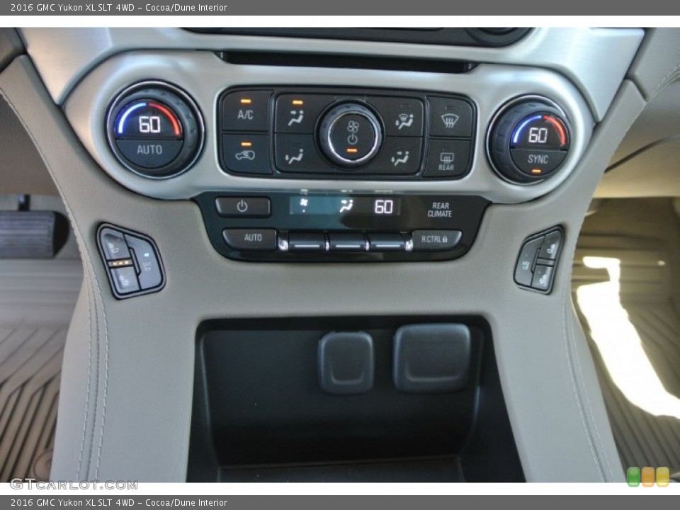 Cocoa/Dune Interior Controls for the 2016 GMC Yukon XL SLT 4WD #107148728