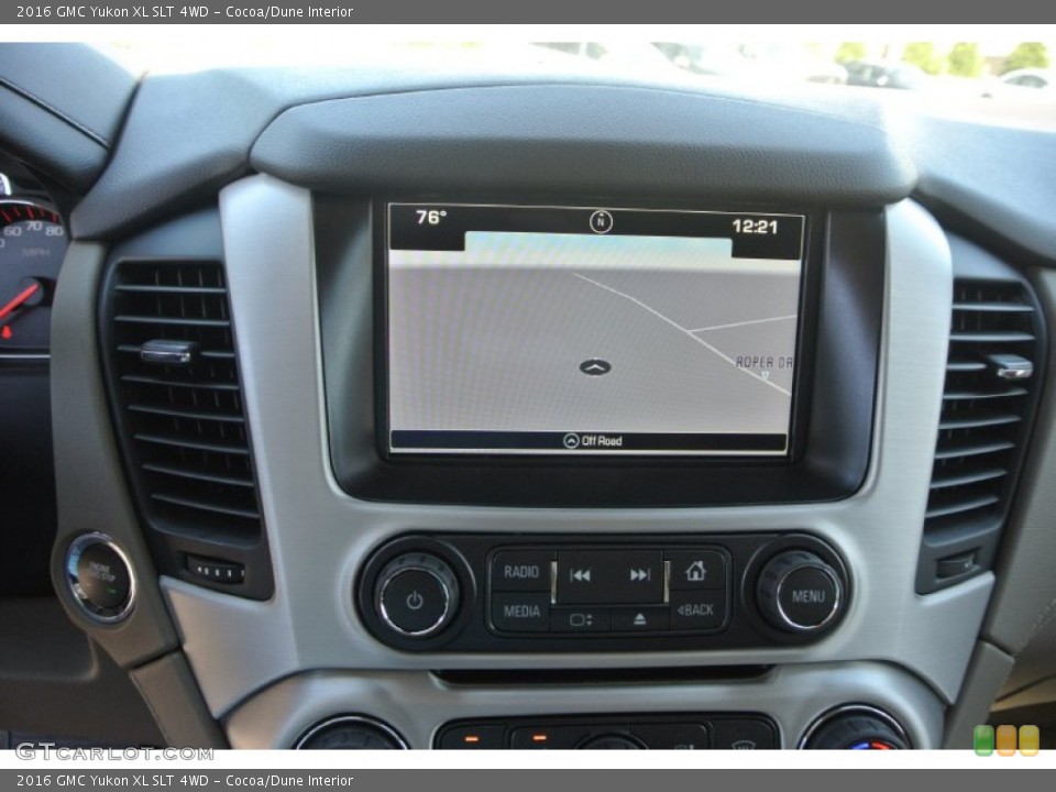 Cocoa/Dune Interior Navigation for the 2016 GMC Yukon XL SLT 4WD #107148743