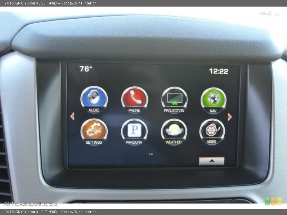 Cocoa/Dune Interior Controls for the 2016 GMC Yukon XL SLT 4WD #107148761