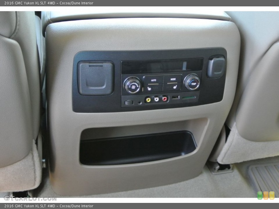 Cocoa/Dune Interior Controls for the 2016 GMC Yukon XL SLT 4WD #107148845