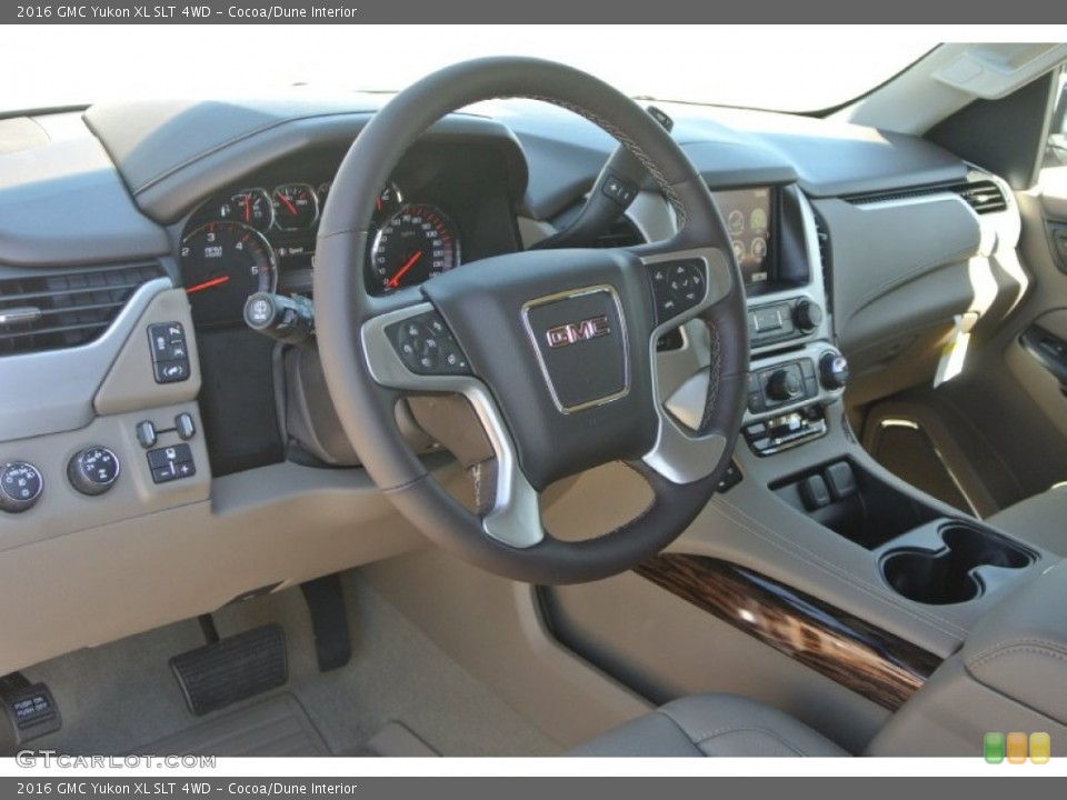 Cocoa/Dune Interior Dashboard for the 2016 GMC Yukon XL SLT 4WD #107149013