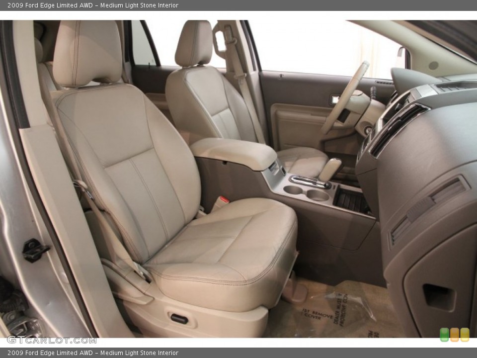 Medium Light Stone Interior Front Seat for the 2009 Ford Edge Limited AWD #107150051