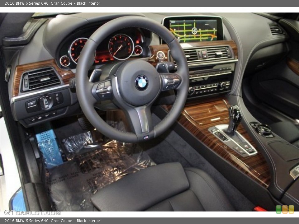 Black Interior Prime Interior for the 2016 BMW 6 Series 640i Gran Coupe #107155348