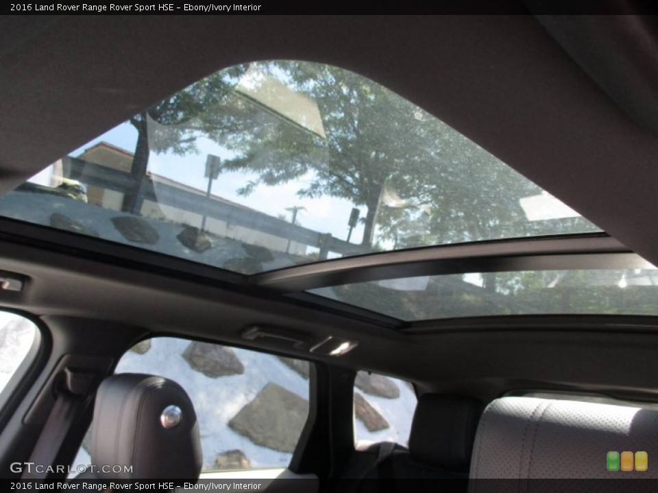 Ebony/Ivory Interior Sunroof for the 2016 Land Rover Range Rover Sport HSE #107158250