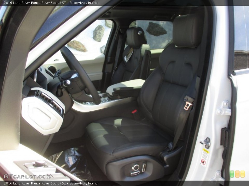 Ebony/Ivory Interior Front Seat for the 2016 Land Rover Range Rover Sport HSE #107158274