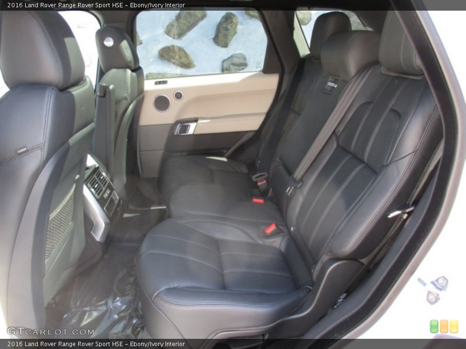 Ebony/Ivory Interior Rear Seat for the 2016 Land Rover Range Rover Sport HSE #107158301