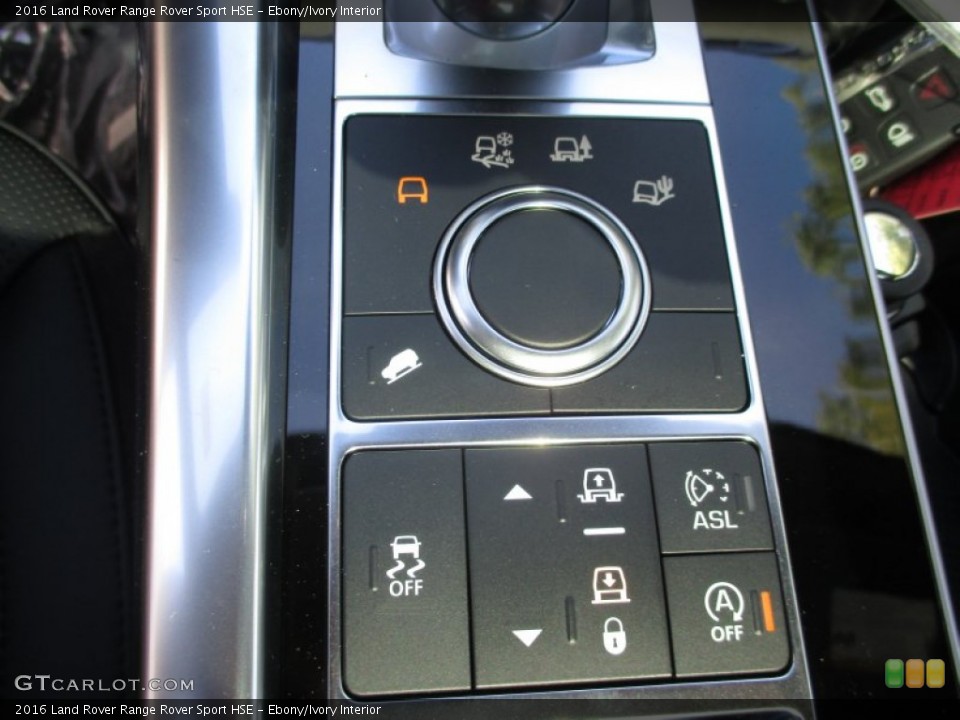 Ebony/Ivory Interior Controls for the 2016 Land Rover Range Rover Sport HSE #107158454