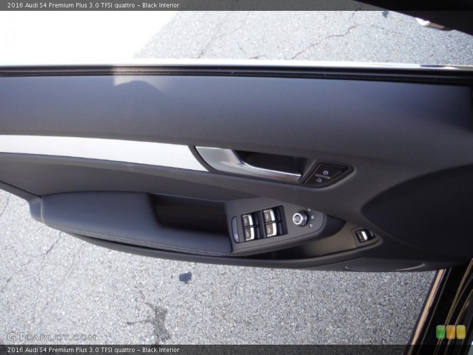 Black Interior Door Panel for the 2016 Audi S4 Premium Plus 3.0 TFSI quattro #107159512