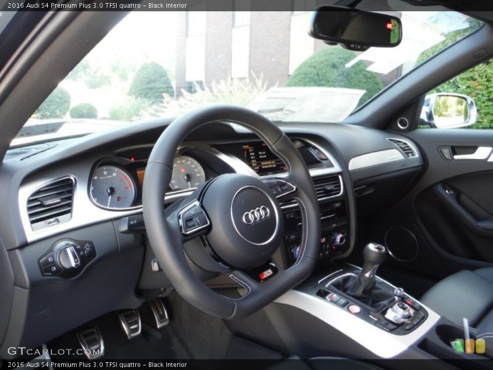 Black Interior Dashboard for the 2016 Audi S4 Premium Plus 3.0 TFSI quattro #107159534