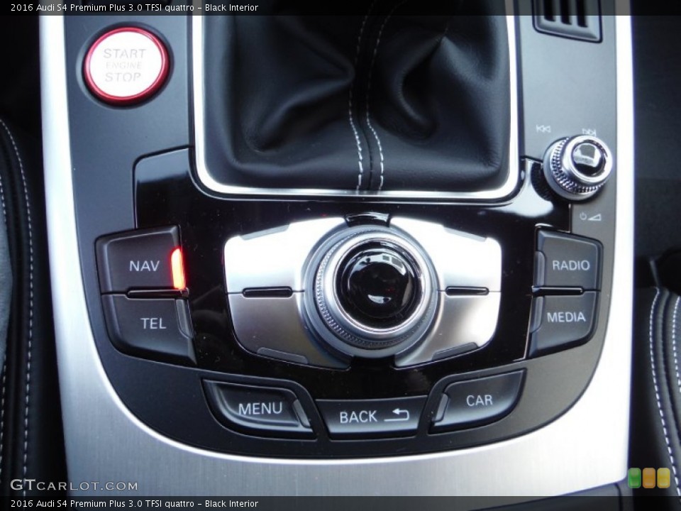Black Interior Controls for the 2016 Audi S4 Premium Plus 3.0 TFSI quattro #107159747