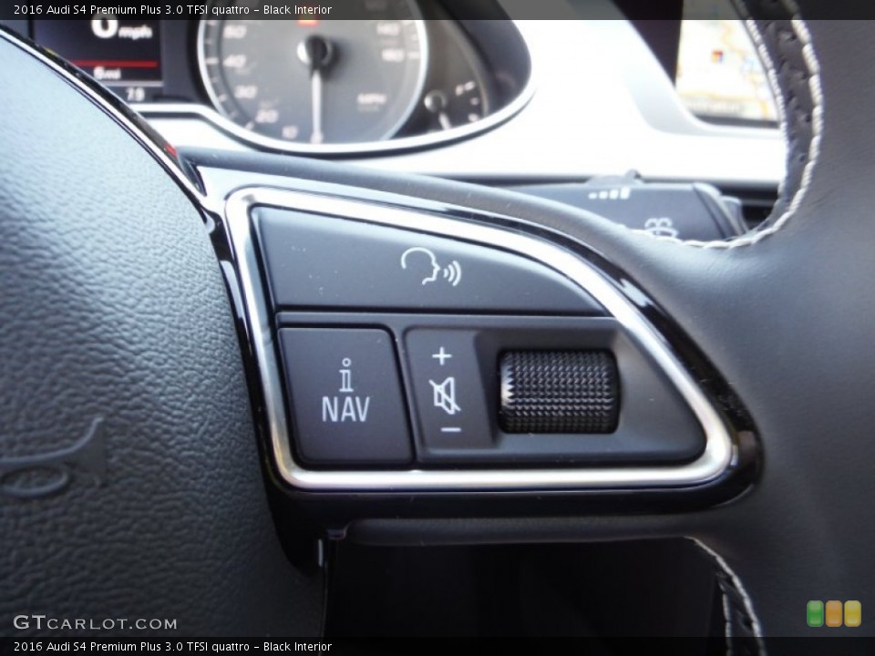 Black Interior Controls for the 2016 Audi S4 Premium Plus 3.0 TFSI quattro #107159816