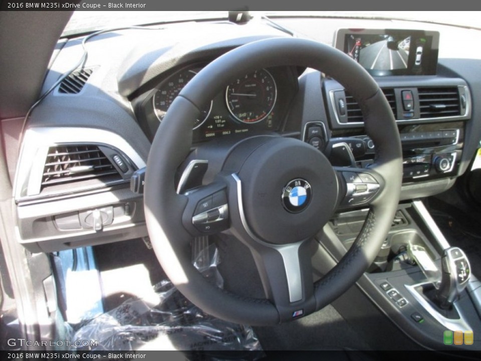 Black Interior Steering Wheel for the 2016 BMW M235i xDrive Coupe #107162225