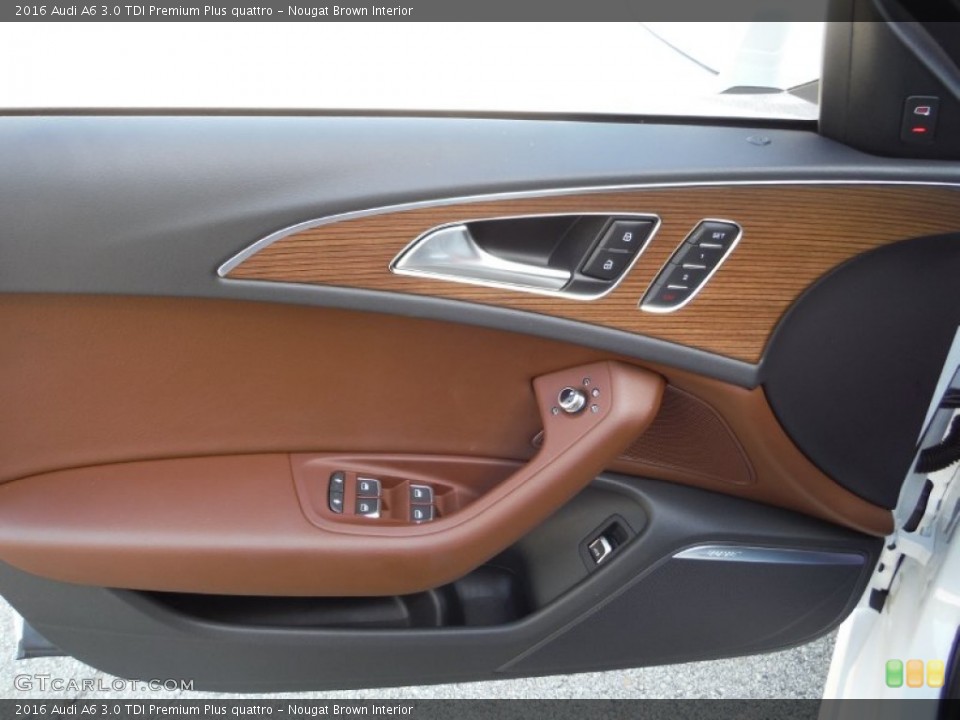 Nougat Brown Interior Door Panel for the 2016 Audi A6 3.0 TDI Premium Plus quattro #107162267