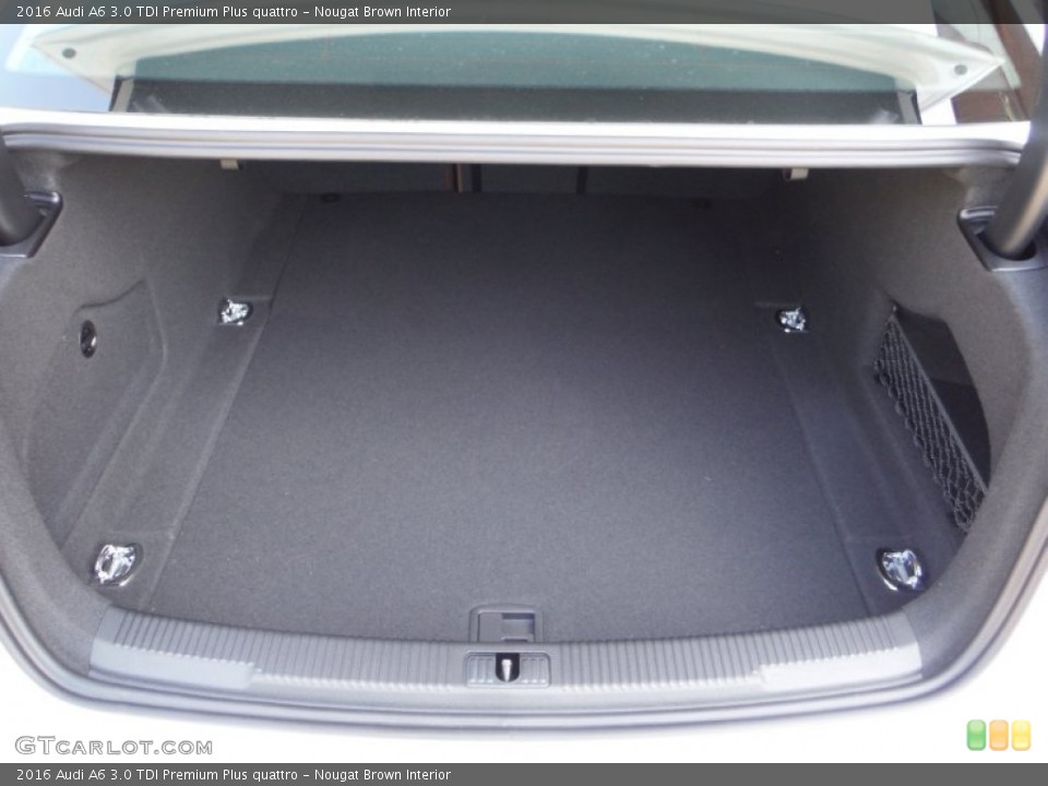 Nougat Brown Interior Trunk for the 2016 Audi A6 3.0 TDI Premium Plus quattro #107162618