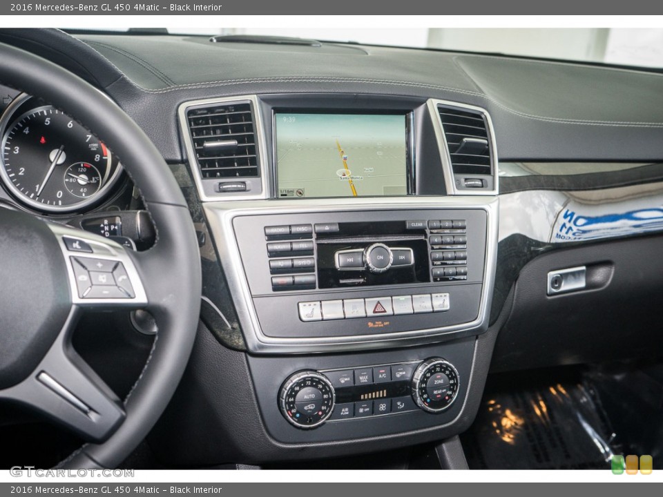 Black Interior Controls for the 2016 Mercedes-Benz GL 450 4Matic #107166284
