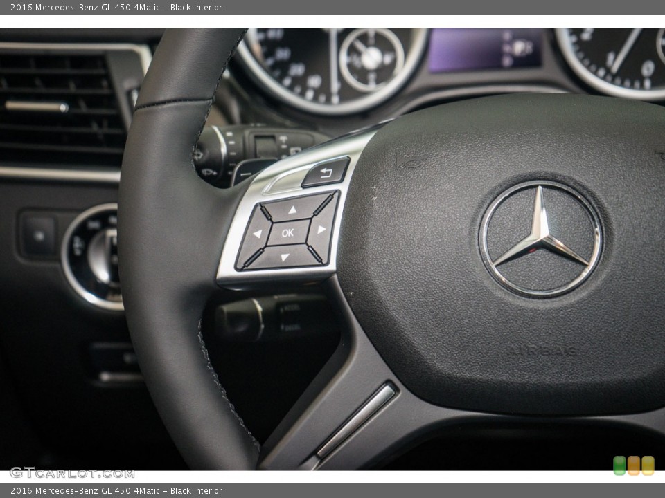Black Interior Controls for the 2016 Mercedes-Benz GL 450 4Matic #107166968