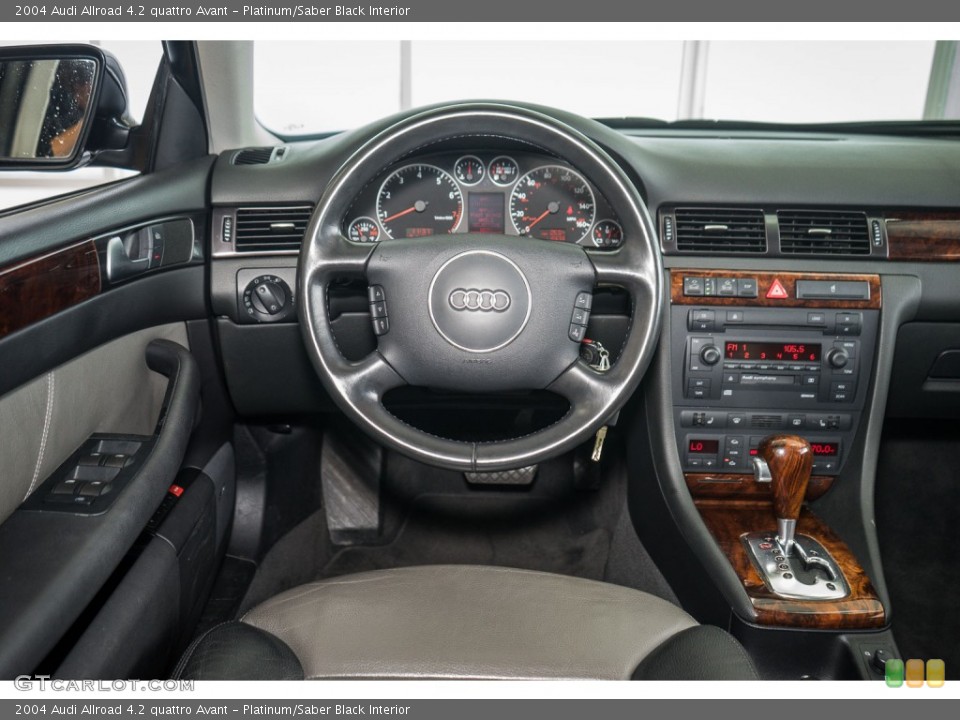 Platinum/Saber Black Interior Dashboard for the 2004 Audi Allroad 4.2 quattro Avant #107168324