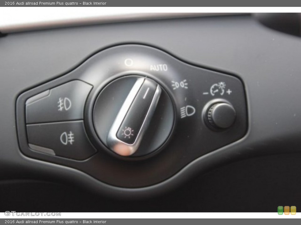 Black Interior Controls for the 2016 Audi allroad Premium Plus quattro #107179712