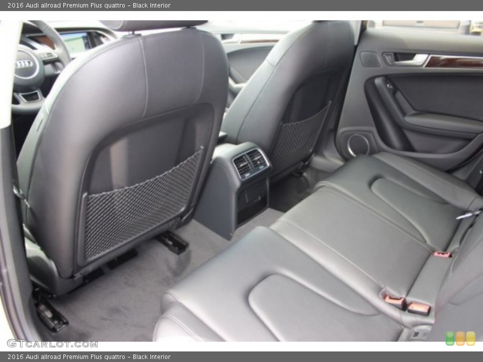 Black Interior Rear Seat for the 2016 Audi allroad Premium Plus quattro #107179748