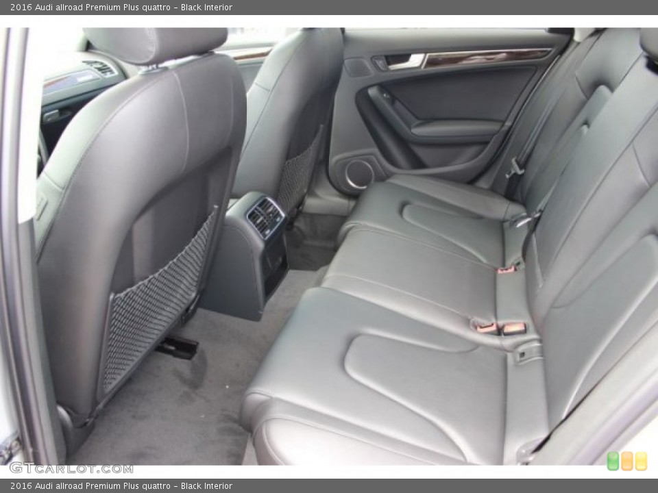 Black Interior Rear Seat for the 2016 Audi allroad Premium Plus quattro #107179763