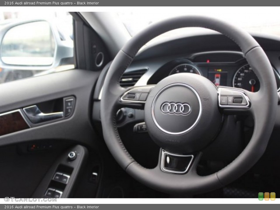 Black Interior Steering Wheel for the 2016 Audi allroad Premium Plus quattro #107179788