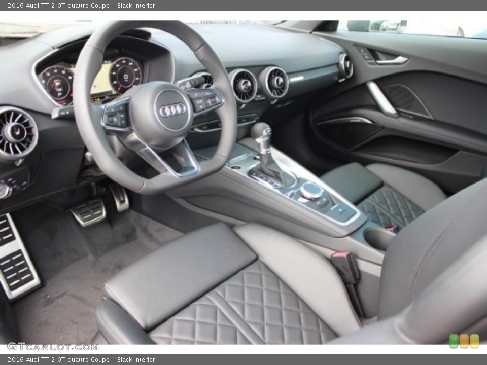 Black Interior Photo for the 2016 Audi TT 2.0T quattro Coupe #107180981