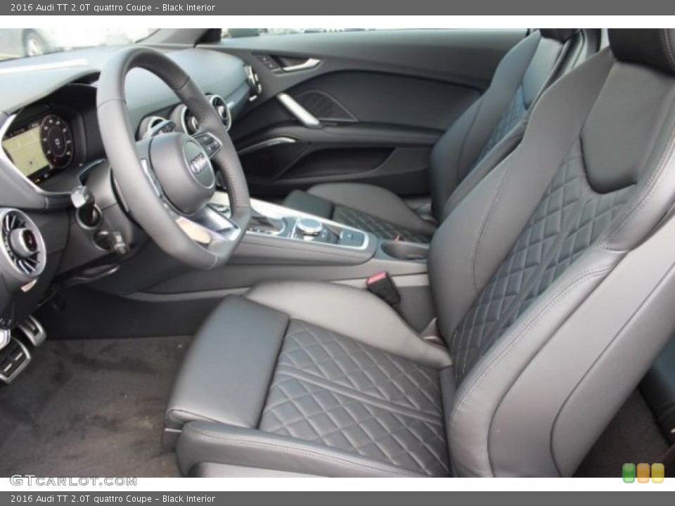 Black Interior Front Seat for the 2016 Audi TT 2.0T quattro Coupe #107180993