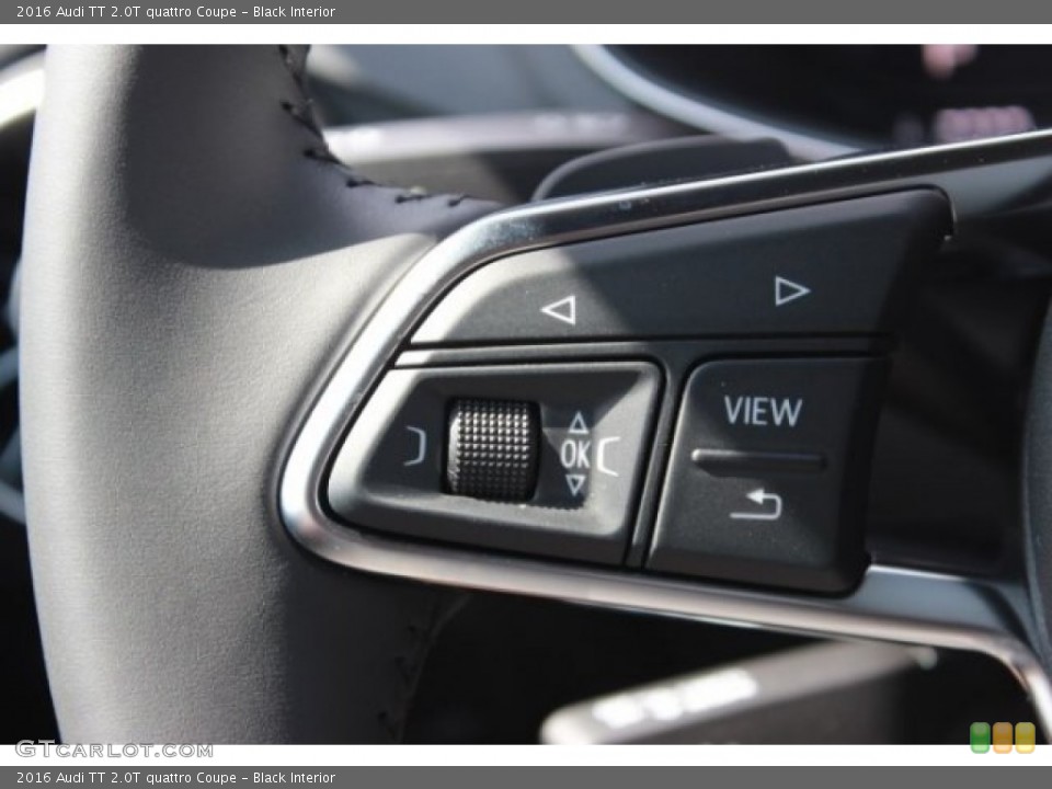 Black Interior Controls for the 2016 Audi TT 2.0T quattro Coupe #107181104