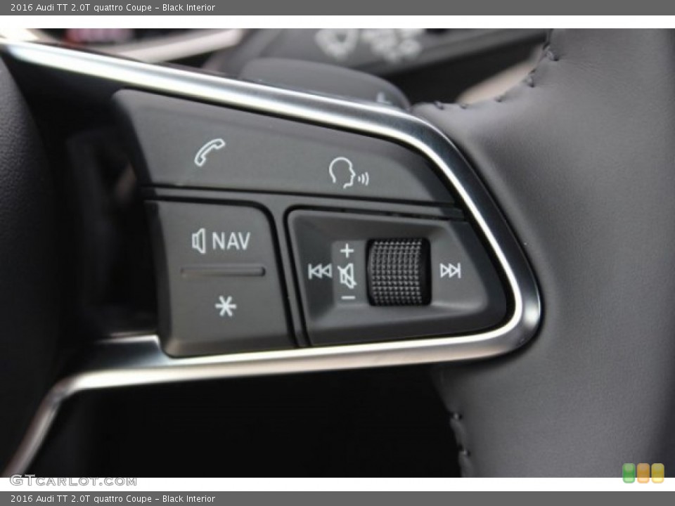 Black Interior Controls for the 2016 Audi TT 2.0T quattro Coupe #107181116