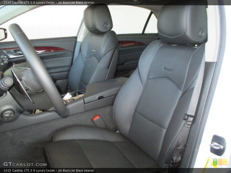 Jet Black/Jet Black Interior Front Seat for the 2015 Cadillac CTS 3.6 Luxury Sedan #107182079