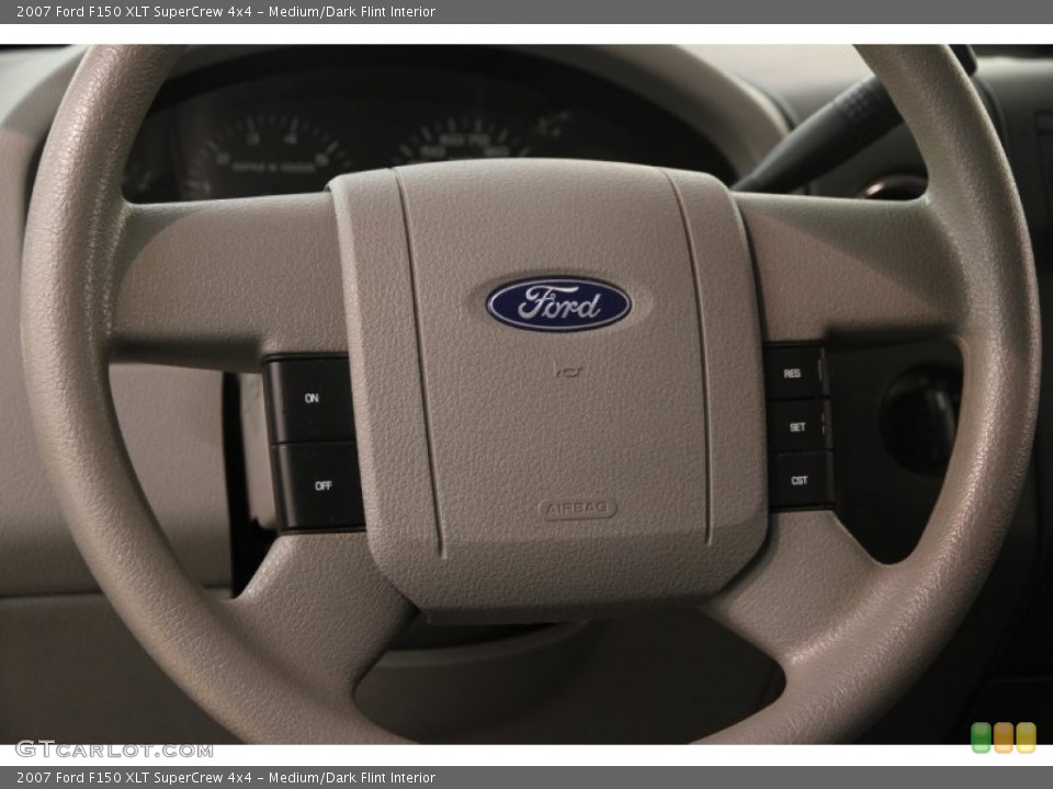 Medium/Dark Flint Interior Steering Wheel for the 2007 Ford F150 XLT SuperCrew 4x4 #107188406
