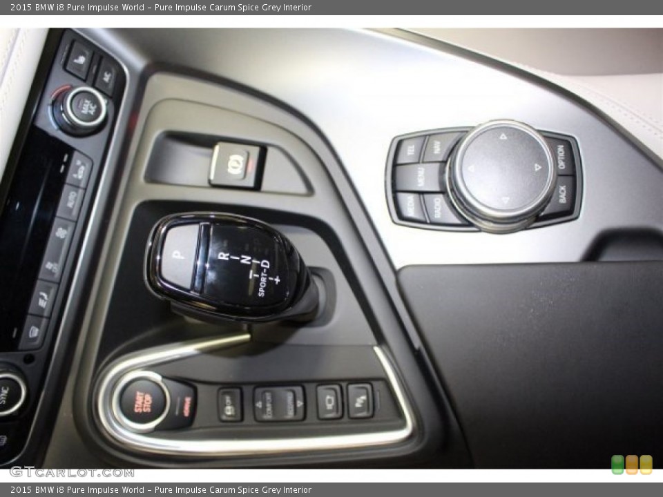 Pure Impulse Carum Spice Grey Interior Controls for the 2015 BMW i8 Pure Impulse World #107198687