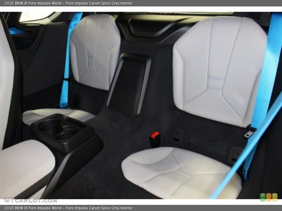 Pure Impulse Carum Spice Grey Interior Rear Seat for the 2015 BMW i8 Pure Impulse World #107198692