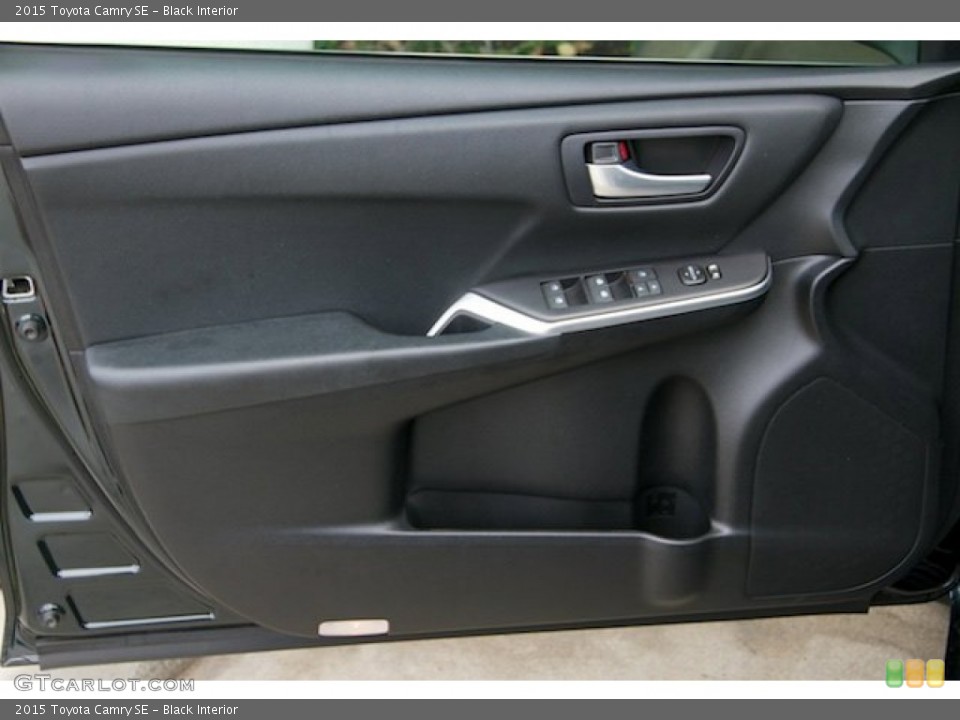 Black Interior Door Panel for the 2015 Toyota Camry SE #107199281