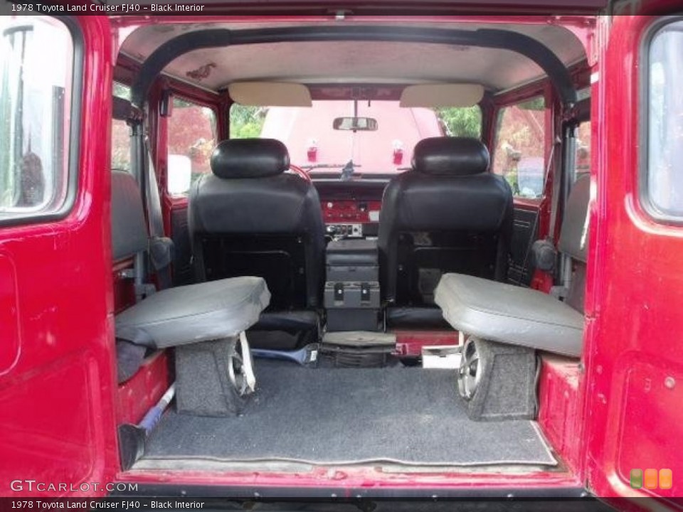 Black Interior Trunk for the 1978 Toyota Land Cruiser FJ40 #107203058