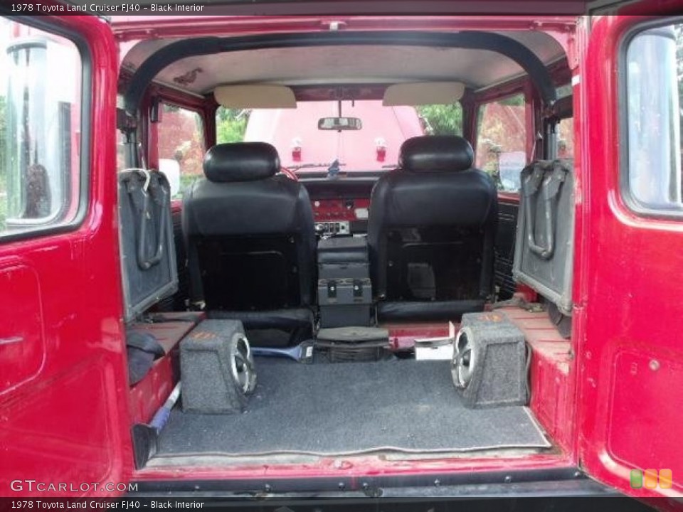 Black Interior Trunk for the 1978 Toyota Land Cruiser FJ40 #107203082
