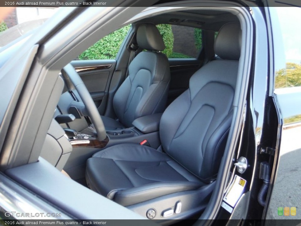 Black Interior Front Seat for the 2016 Audi allroad Premium Plus quattro #107205267
