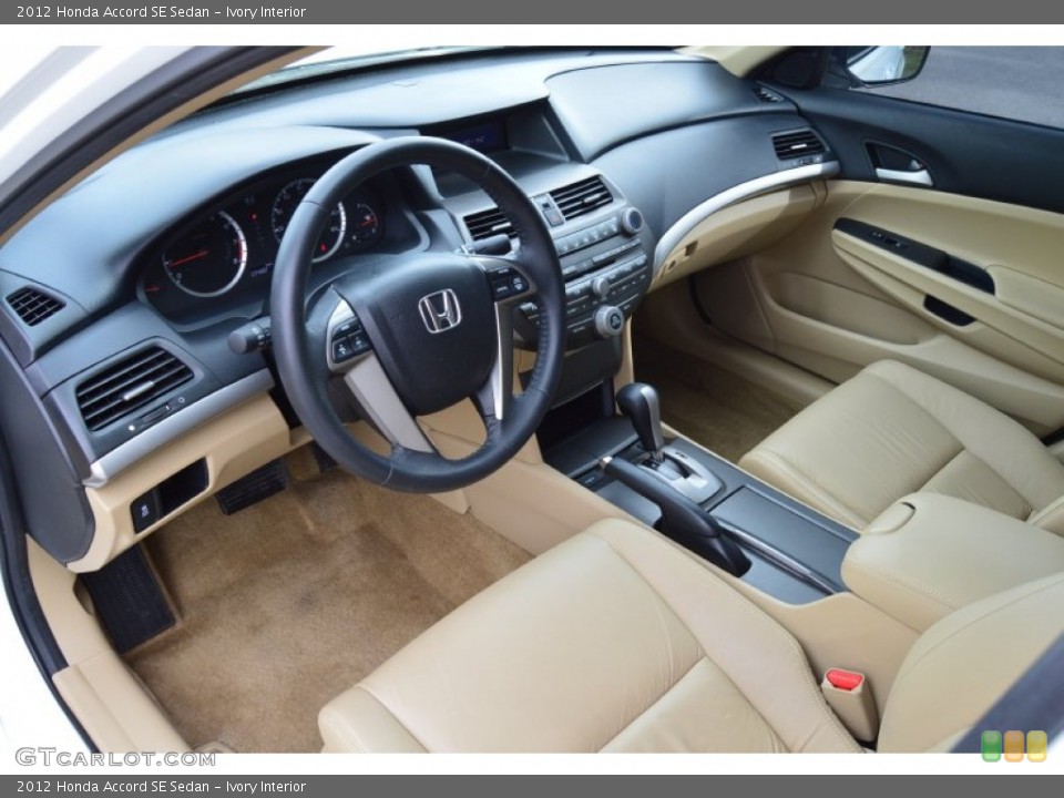 Ivory Interior Photo for the 2012 Honda Accord SE Sedan #107205269